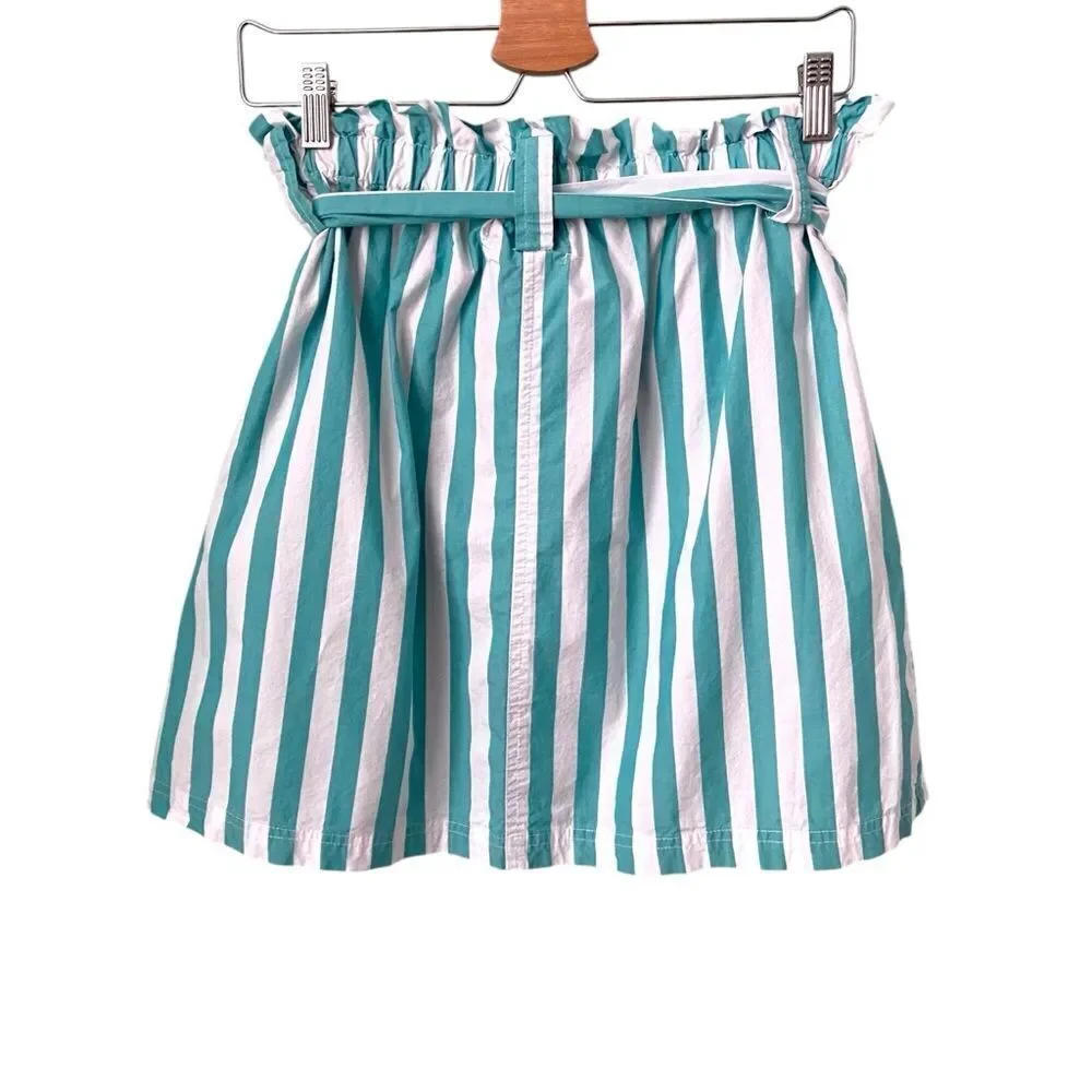 Urban Outfitters Tiffany Belted Paperbag Mini Skirt in Size Large - Picture 8 of 10